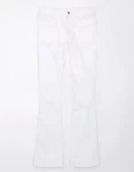 Jean Mujer Blanco Talla 6 LONG 4990146 American Eagle