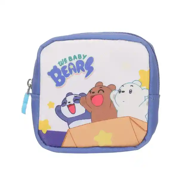 Monedero Cuadrado Colección Wbb Baby Azul Miniso