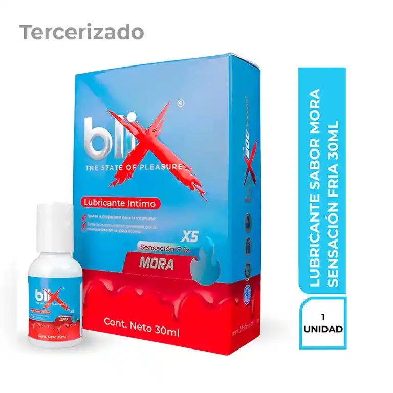 Blix Lubricante Mora Frío Caja 30 Ml