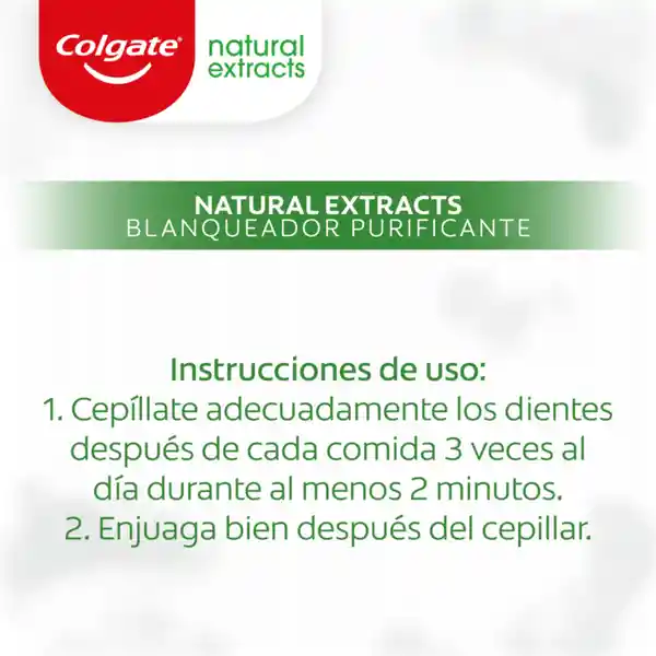 Colgate Crema Dental Natural Extracts Purificante 90 g