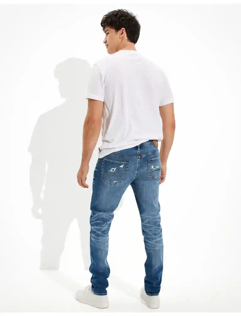 Jean Skinny Azul Talla 32 X 32 Hombre American Eagle