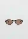 Gafas de Sol Dalia Chocolate Talla 99 Mujer Mango