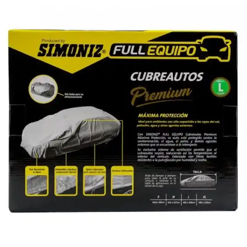 Full Equipo Cubre Auto Premium Talla L