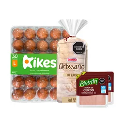 Combo Bimbo Pan Artesano Tajado 500 g + Kikes Amor Que Alimenta