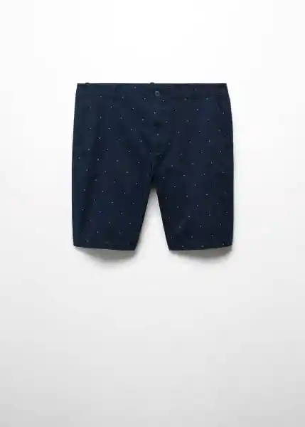 Bermuda Tinos-H Navy Talla 42 Hombre Mango