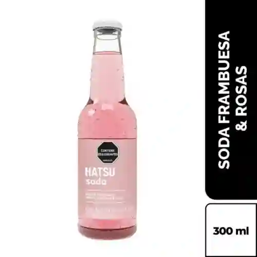 Soda Hatsu Frambuesa Rosas 300 ml