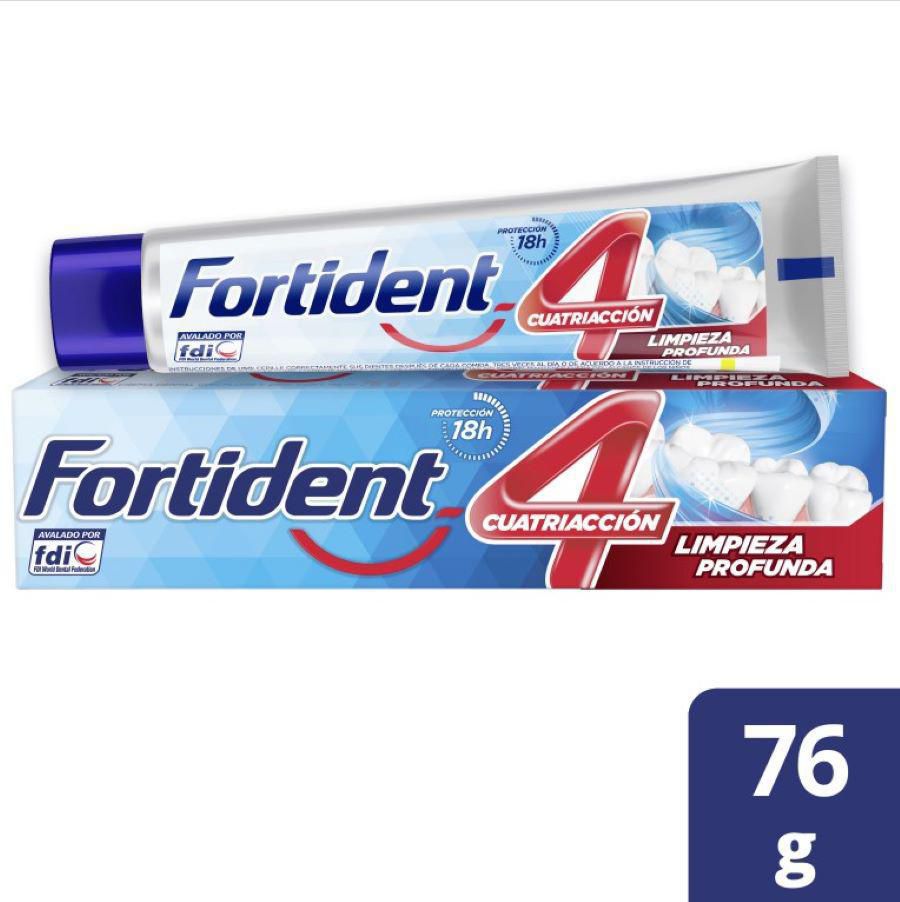 Fortident Crema Dental para Limpieza Profunda 76 g