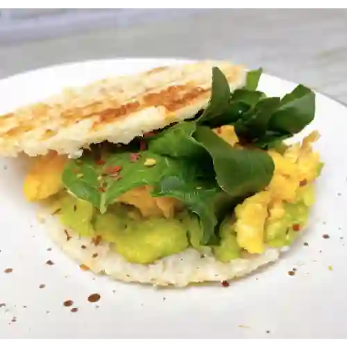 Arepa con Guacamole