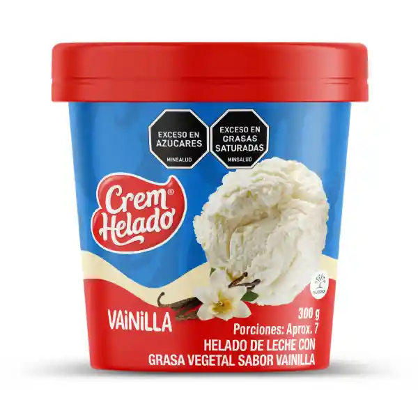 Crem Helado Vaso Medio Litro Vainilla 300 g
