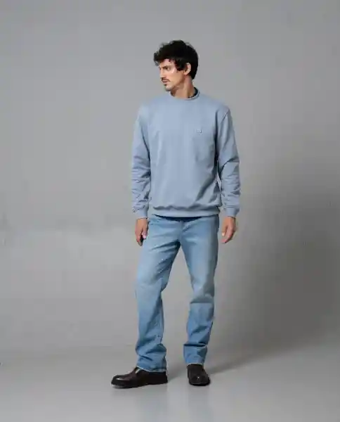 Buzo Hombre Azul Denim Medio Talla S 67150 Rifle