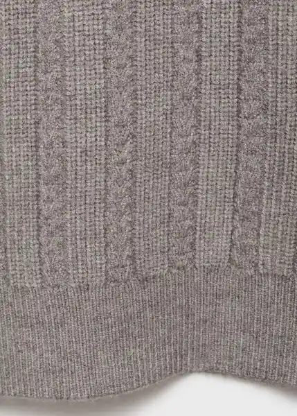 Buzo Jersey Mary Gris Talla M Hombre Mango