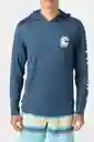 Buzo Hoodie Protección Solar Traveler Hombre Talla S Oneill