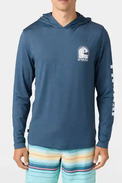 Buzo Hoodie Protección Solar Traveler Hombre Talla S Oneill
