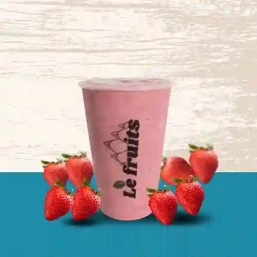 Fresa en Leche