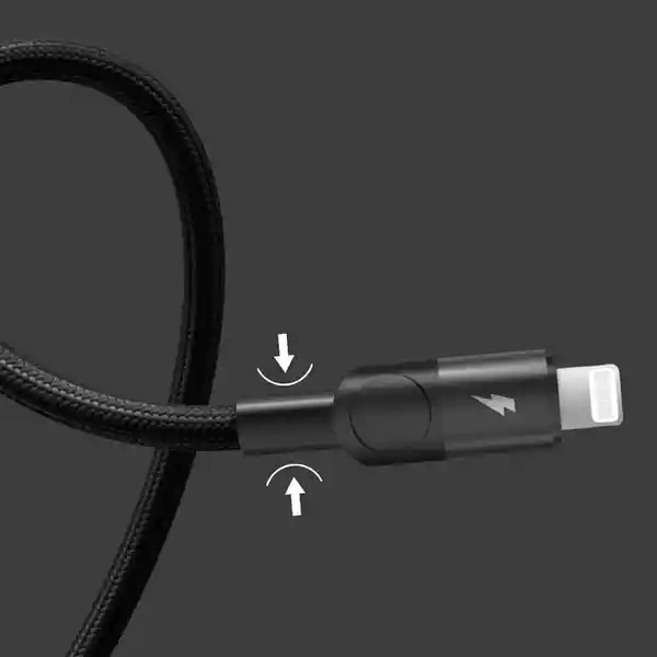 Momax Cable Magnético 60 Watts Lightning Negro 1 m