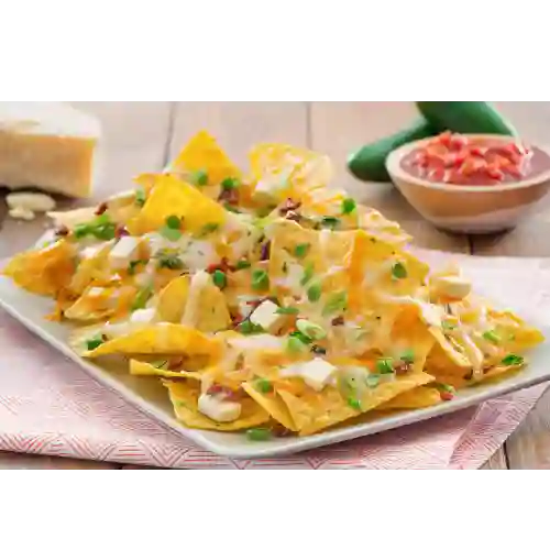 Nachos Cheddar Grandes Pollo (comen 2)