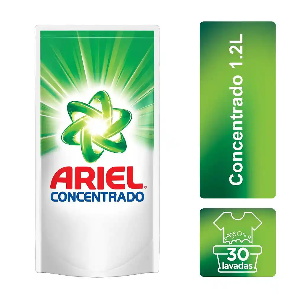 Ariel detergente líquido concentrado