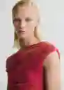 Top Mira Fucsia Talla M Mujer Mango