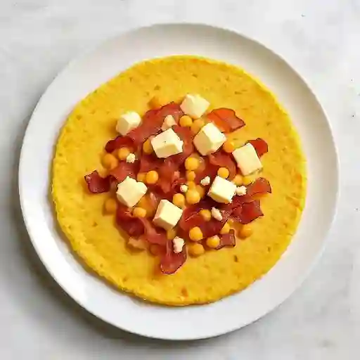 Arepas con Queso y Jamón