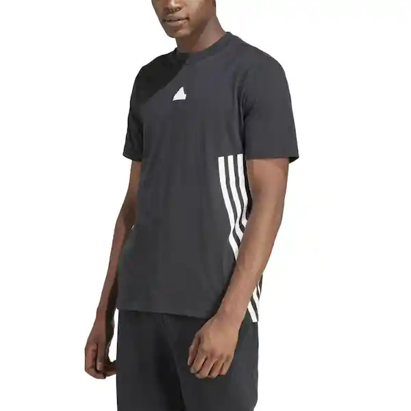 Adidas Camiseta Manga Corta Para Moda Hombre Negro Talla S