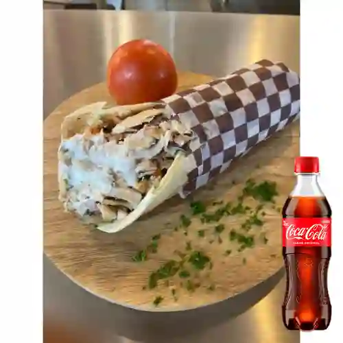 Combo Shawarma Grande + Coca Cola Original 400 ml