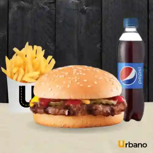 Combo Burger Small + Papa + Bebida