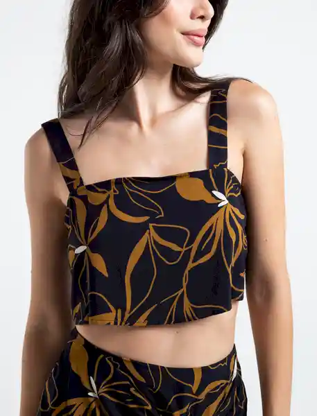 Camisa Estambres Mujer Negro Puro Ultraoscuro Talla S Naf-Naf 