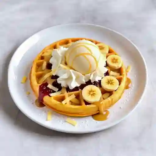 Waffle Tradicional Dulce
