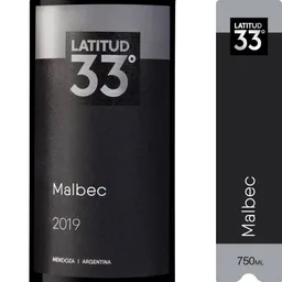 Latitud 33 Vino Tinto Malbec