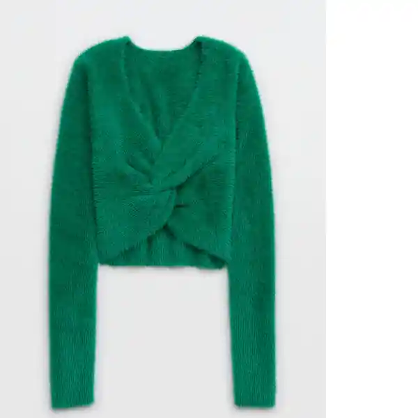 Buzo Verde Aerie Talla Medium American Eagle
