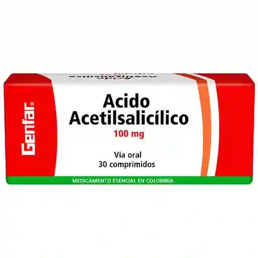 Genfar Ácido Acetilsalicílico en Comprimidos