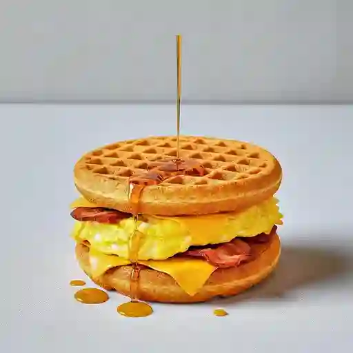 Egg & Bacon Pandewaffle