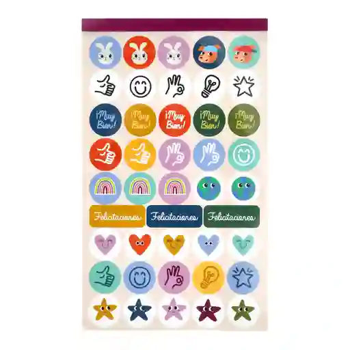 Block Con Stickers Escolar Casaideas