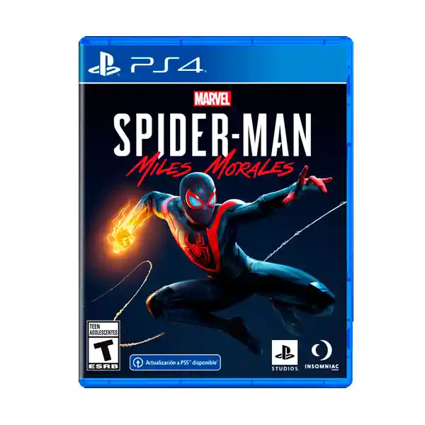 Videojuego Spider Man Miles Morales Ps4