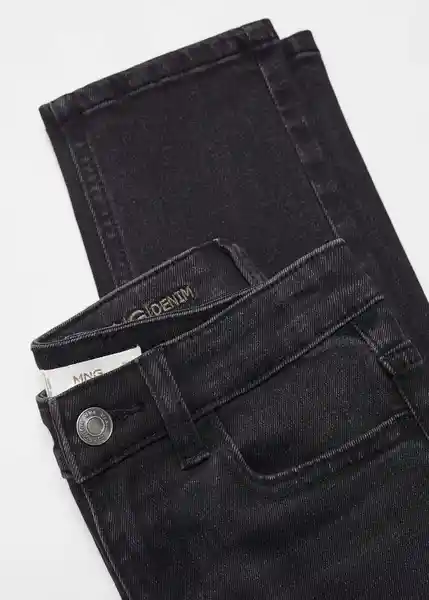 Jean Slim Tejano Niños Negro Talla 13 Mango