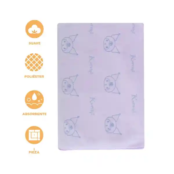 Toalla Para Baño de Microfibra Absorbente Rosa Miniso