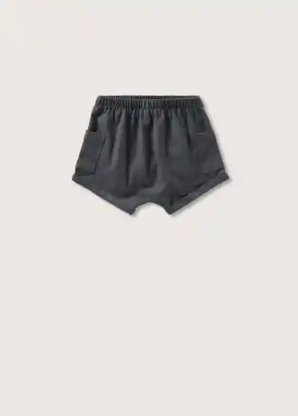 Short Bruno Antracita Talla 61 Niños Mango