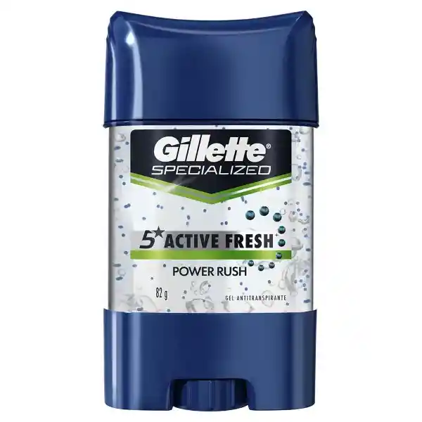 Gillette Antitranspirante Specialized Power Rush en Gel 