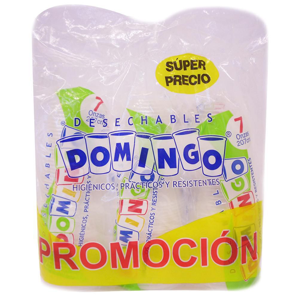 Domingo Vasos Plásticos Desechables 7 Onzas 3 und