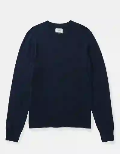 Suéter Tejido Hombre Azul Talla Small 1933405 American Eagle