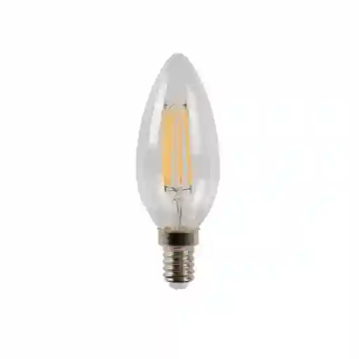 Nippon Bombillo Vela 4W E14 3000K Claro 110V