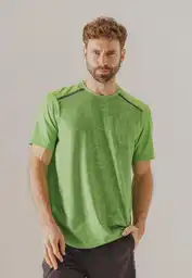 Camiseta Manga Corta Verde Mil Talla XS