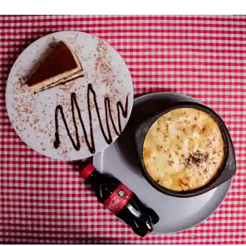 Combo Pasta Alforno + Coca-cola + Postre Tiramisú