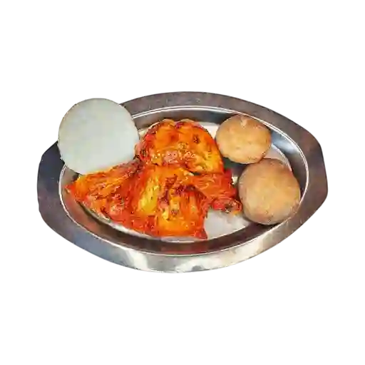 1/4 Pollo Asado Pierna y Pernil