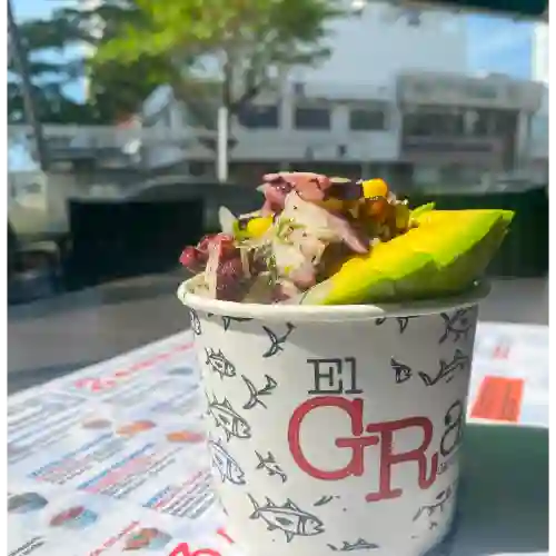 Ceviche de Pulpo a la Parmesana