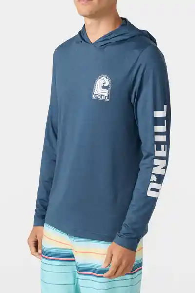 Buzo Hoodie Protección Solar Traveler Hombre Talla S Oneill