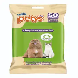 Petys Pañito Húmedos Limpieza Esencial 