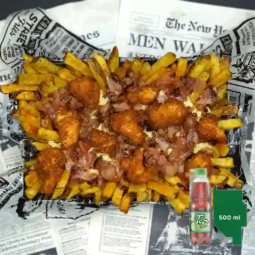 Combo Fries Lombart Street de Casa +Mr Tea Limón 500ml