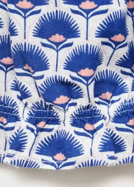 Blusa Kotao Azul Talla 13 Niñas Mango