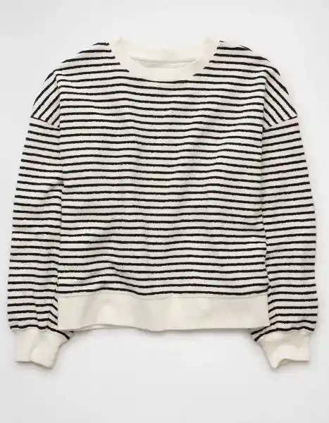 Buzo Mujer Negro Talla: SMALL 2564001 American Eagle